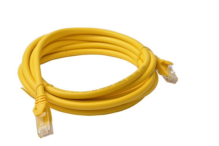 8Ware CAT6A Cable 3m - Yellow Color RJ45 Ethernet Network LAN UTP Patch Cord Snagless 8Ware CAT6A Cable 3m - Yellow Color RJ45 Ethernet Network LAN UTP Patch Cord Snagless